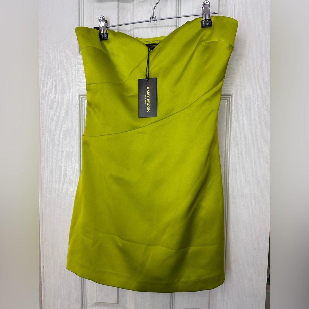 Ramy Brook Lime Dress Size 4 NWT